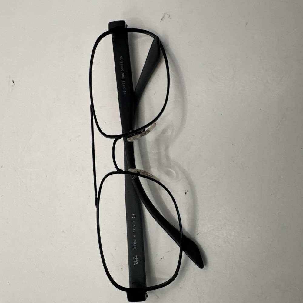 Ray Ban SUNGLASSES Frames RB3273 006 3N Black 57-17 Italy Full Rim‎ A68
